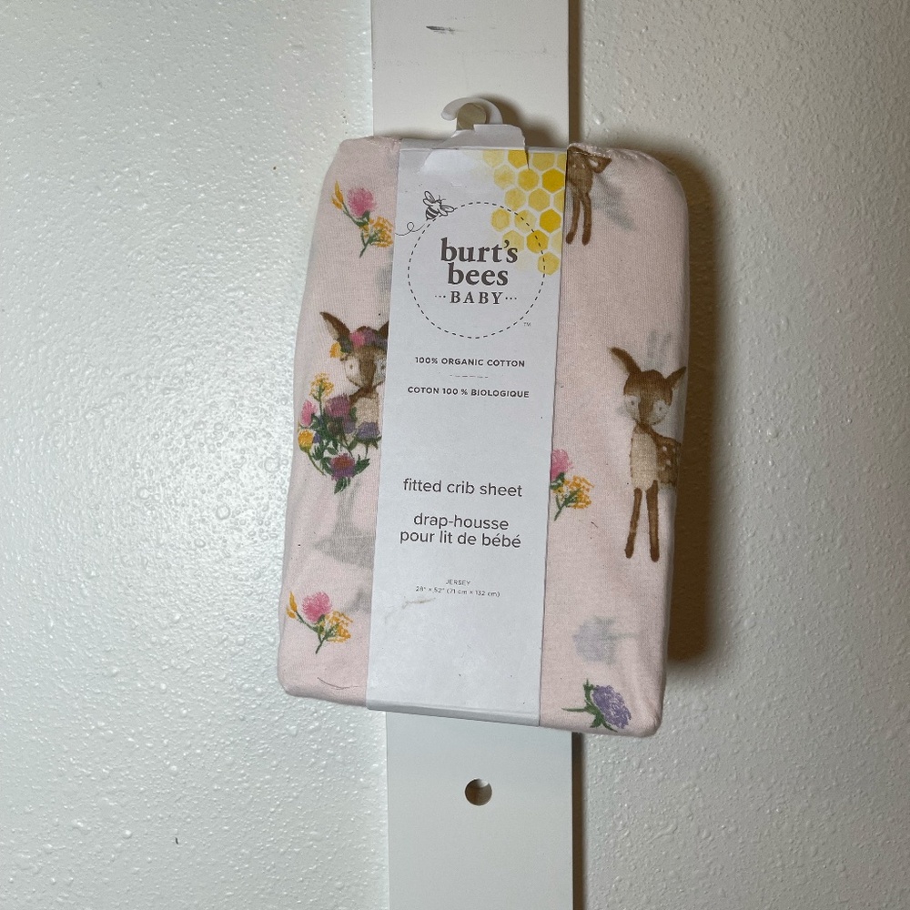 Burts Bees Organic Cotton Fitted Crib Sheet